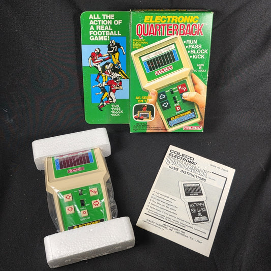 COLECO FOOTBALL Electronic Quarterback Handheld Video Game Rare Early Variant