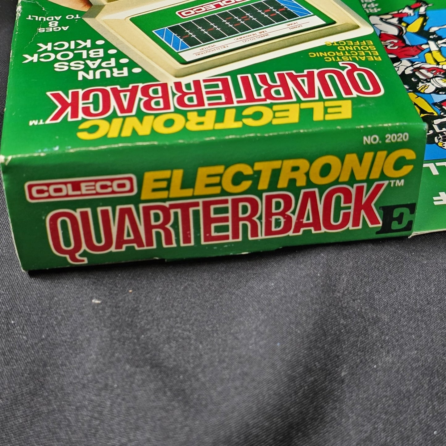COLECO FOOTBALL Electronic Quarterback Handheld Video Game Rare Early Variant