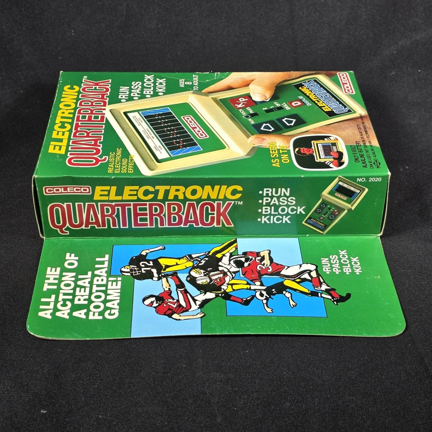 COLECO FOOTBALL Electronic Quarterback Handheld Video Game Rare Early Variant