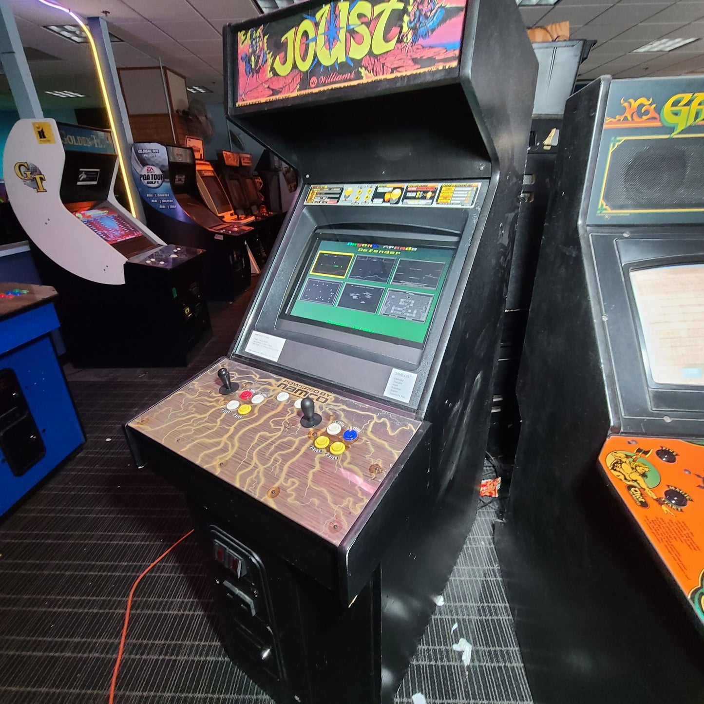 Joust Themed Multicade Arcade