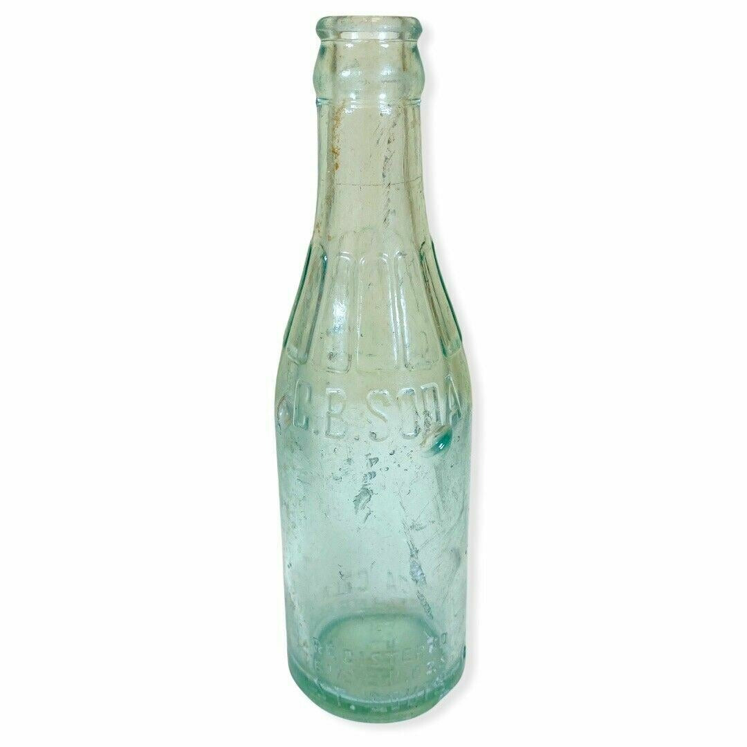 Vintage Coca Cola C.B. Soda Pop Green Glass Bottle 6.5oz St. Louis