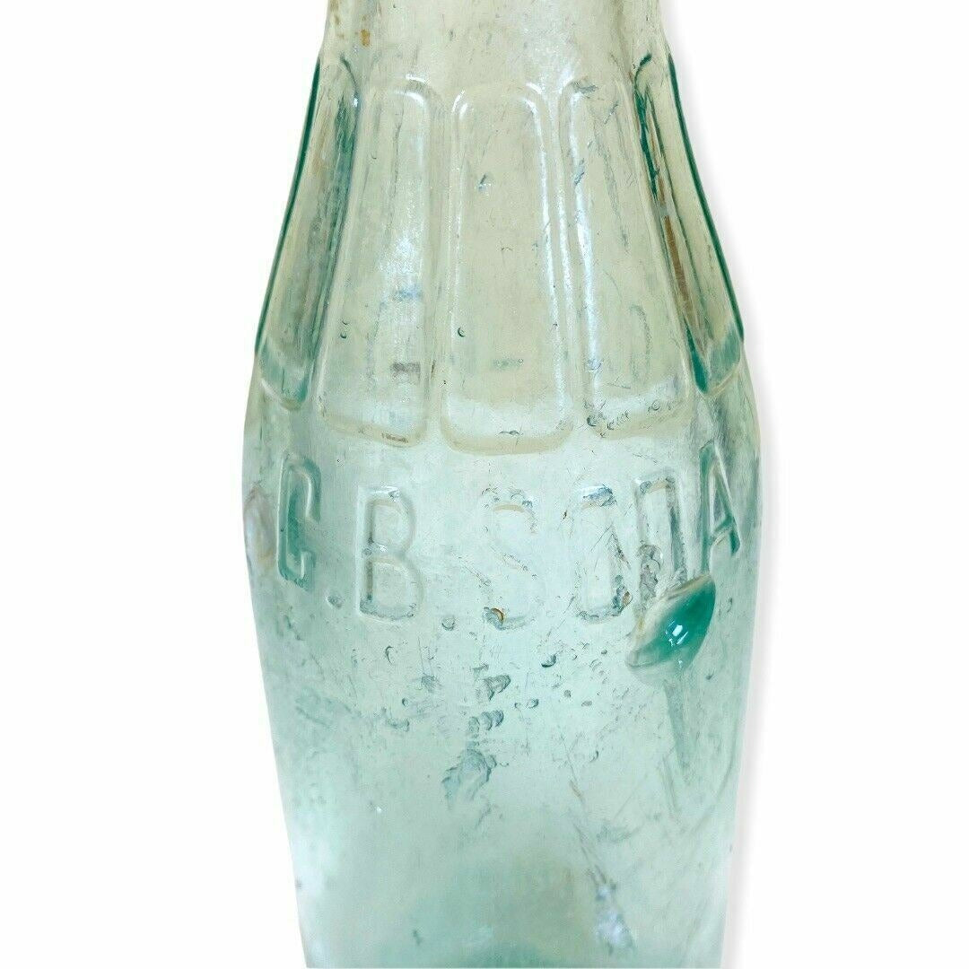 Vintage Coca Cola C.B. Soda Pop Green Glass Bottle 6.5oz St. Louis