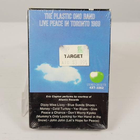 John Lennon Plastic Ono Band Live Peace In Toronto 1969 Cassette w Eric Clapton