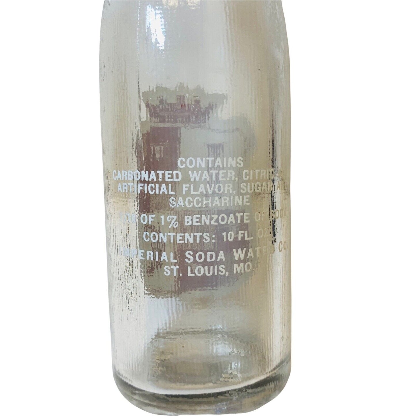 Imperial Soda Water Co St. Louis Missouri Soda Pop Bottle RARE Vintage 1940s