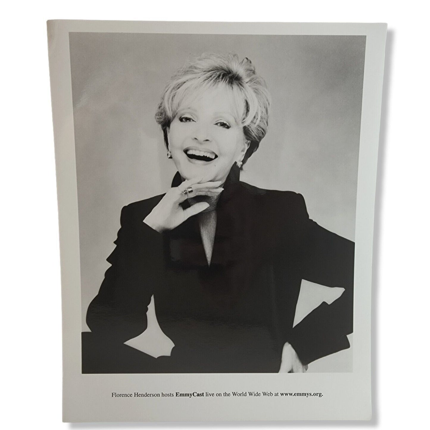 Florence Henderson Hosting EmmyCast Original 8x10 Promo Photo 1996