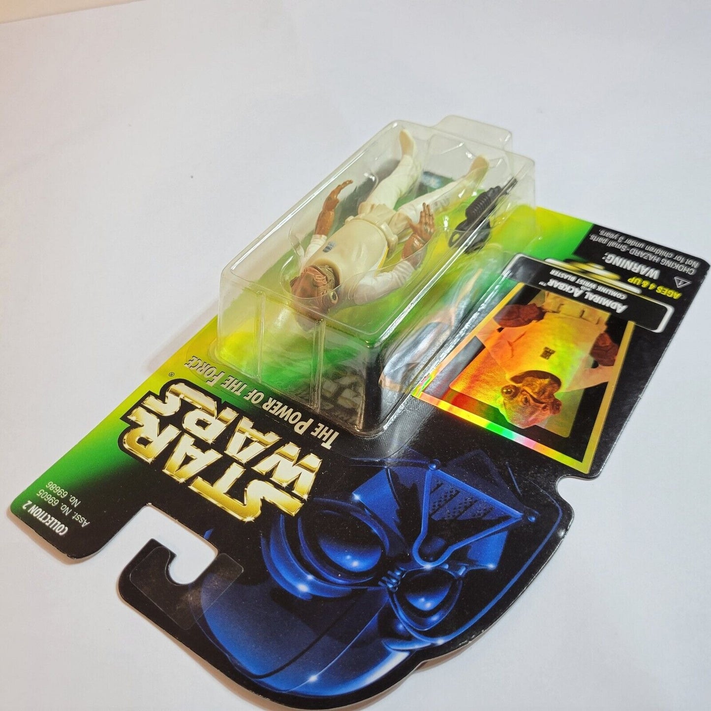 Star Wars Power of the Force Admiral Ackbar Collection 2 Green Hologram