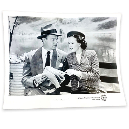 Abandoned Movie Publicity Photo with Gale Storm Dennis O'Keefe 1940s Era Stars