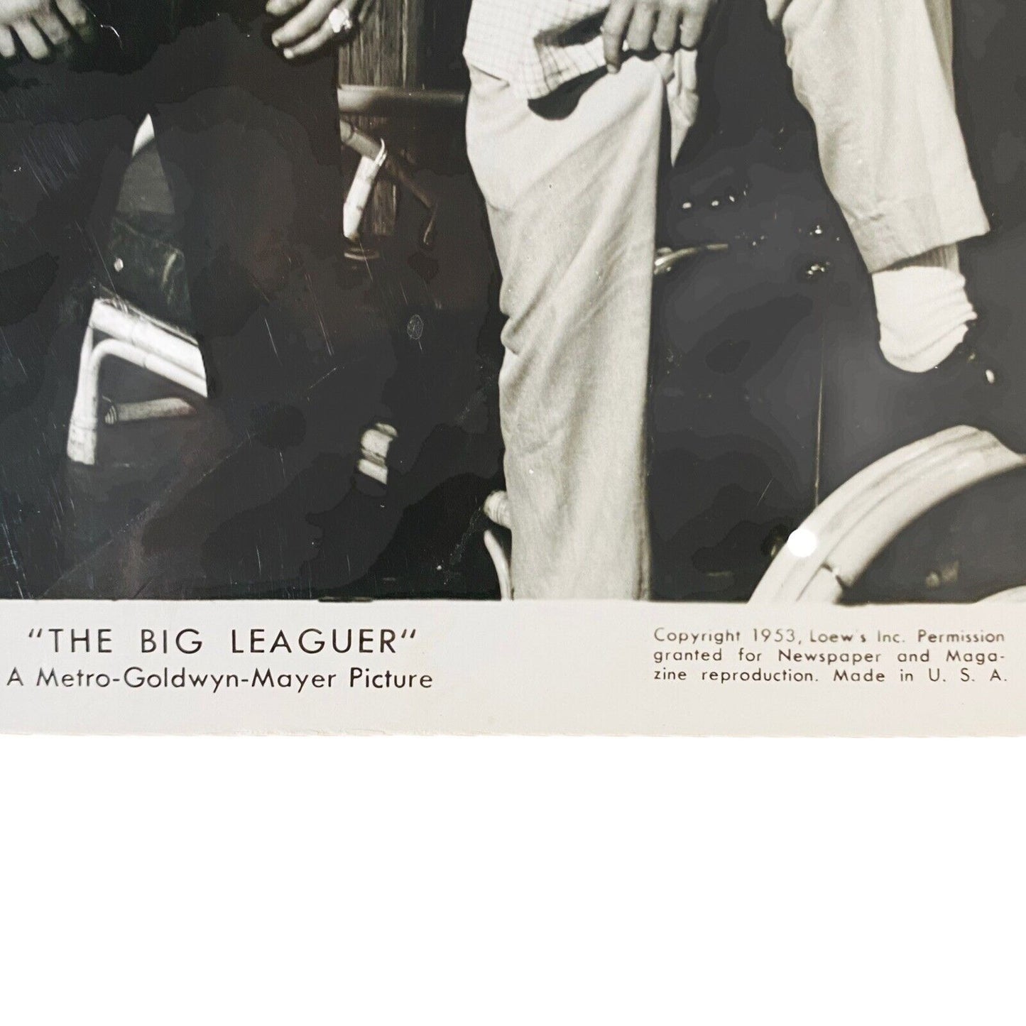 Jeff Richards "The Big Leaguer" Movie Publicity Photo 8x10 1953