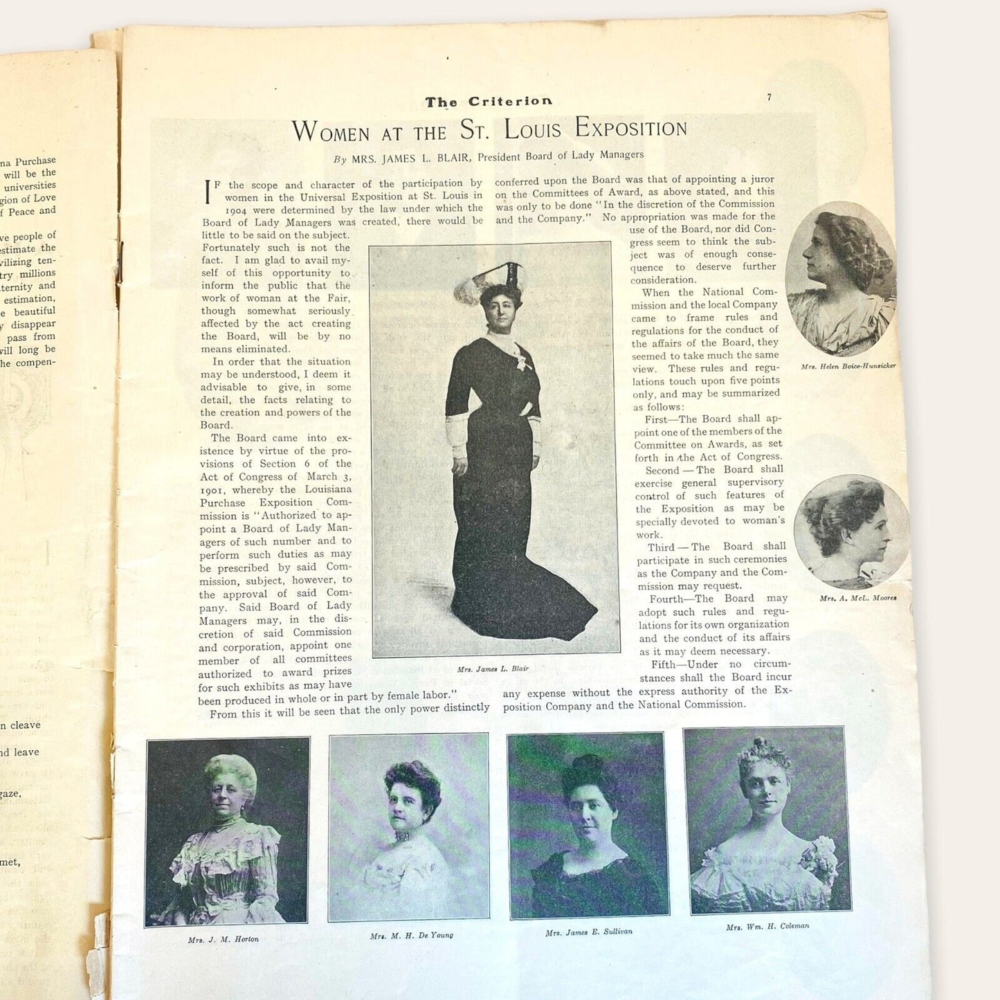 1904 World's Fair Publication by The Criterion Magazine New York 1903 Rare