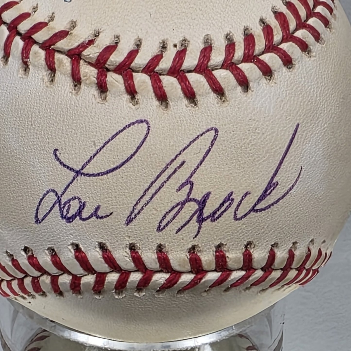 Rickey Henderson & Lou Brock Signed Rawlings Official NL Baseball JSA Certified