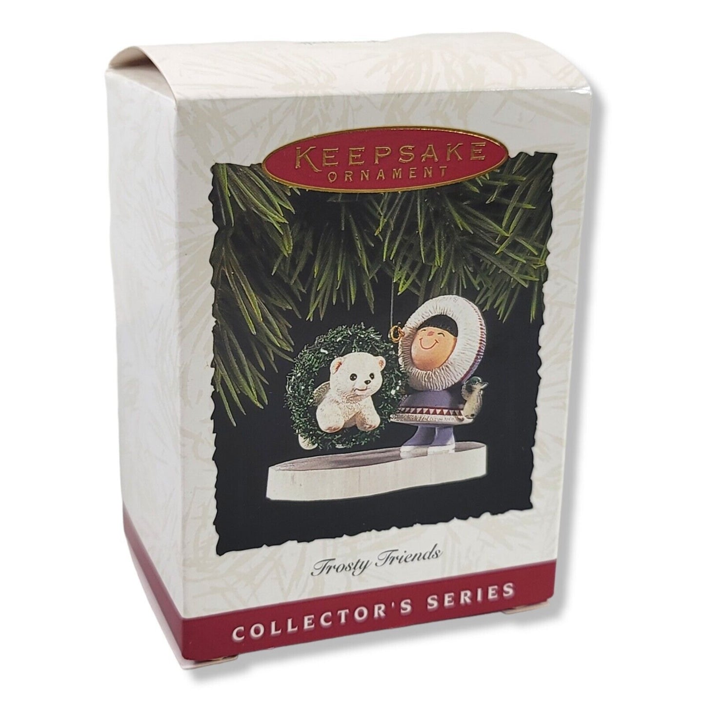 Frosty Friends 1994 Hallmark Keepsake Ornament #15 Polar Bear Eskimo NIB