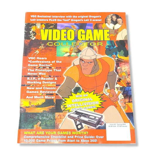 DRAGON'S LAIR Video Game Collector Magazine Issue #5 NOS Atari Nintendo Sega PS