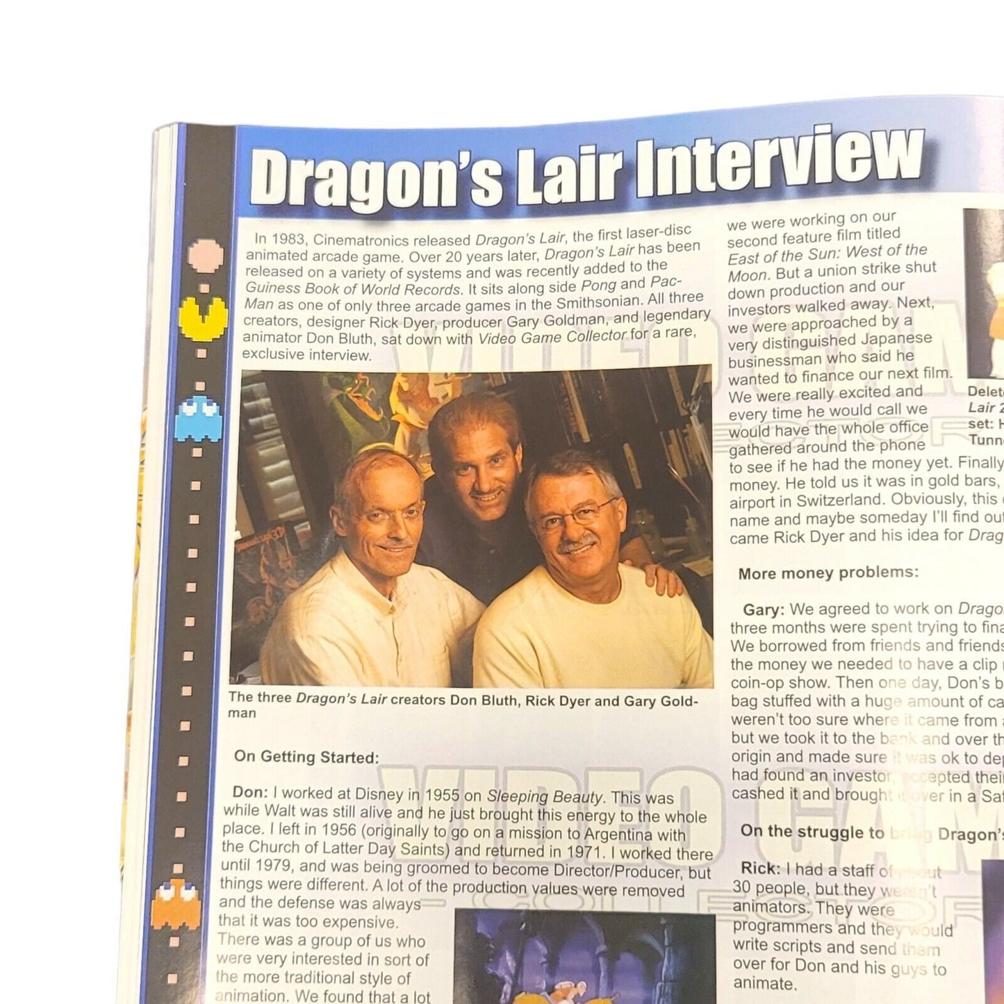 DRAGON'S LAIR Video Game Collector Magazine Issue #5 NOS Atari Nintendo Sega PS