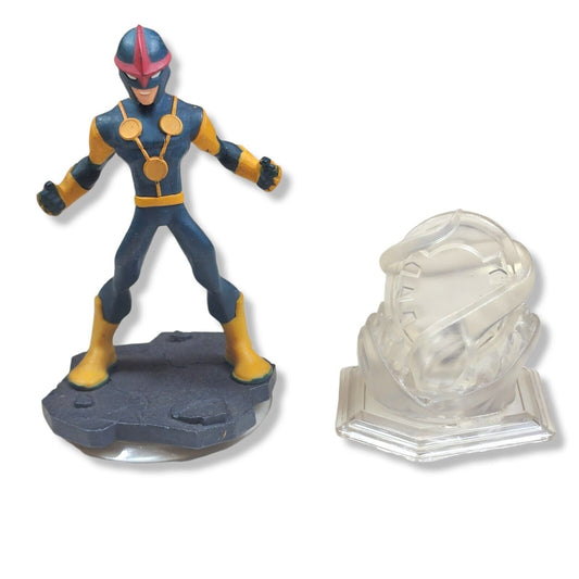 Disney Infinity 2.0 Marvel Spiderman Nova & Spiderman Crystal Play Set Lot