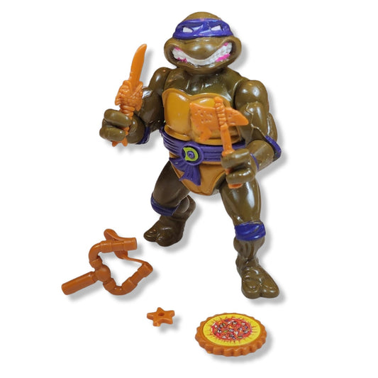 1990 TMNT Ninja Turtles Storage Shell Donatello Playmates NEARLY COMPLETE