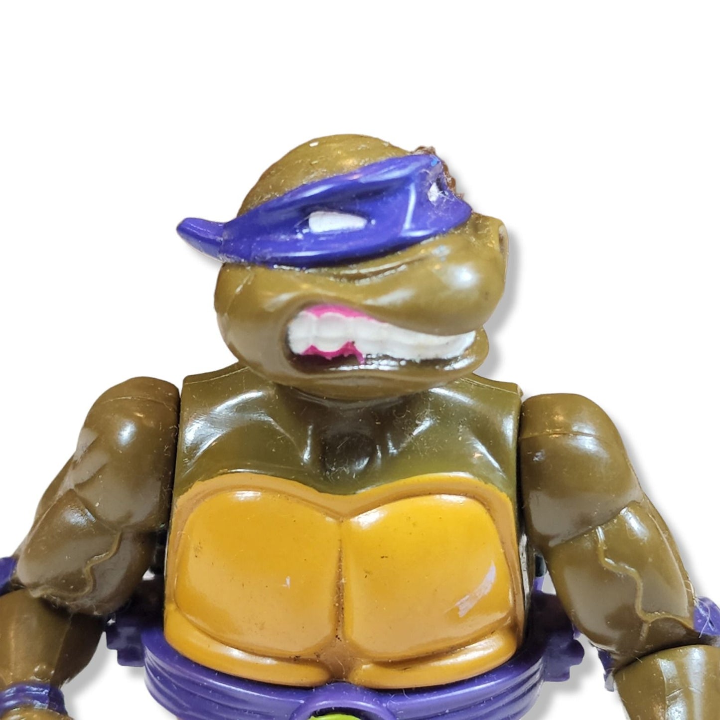 1990 TMNT Ninja Turtles Storage Shell Donatello Playmates NEARLY COMPLETE