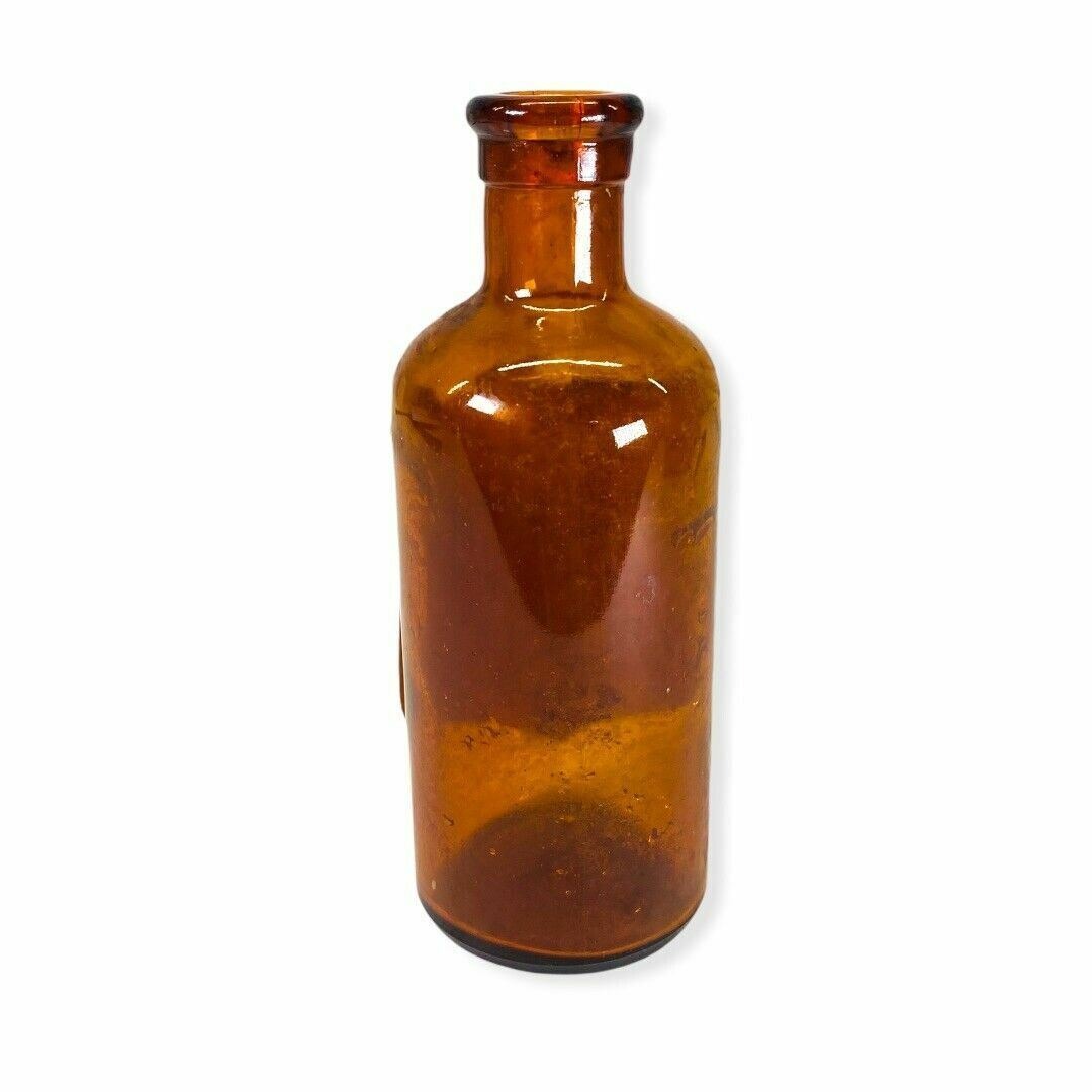 Vintage amber Medicine Bottle for Complexion Clear-Tone Antiseptic