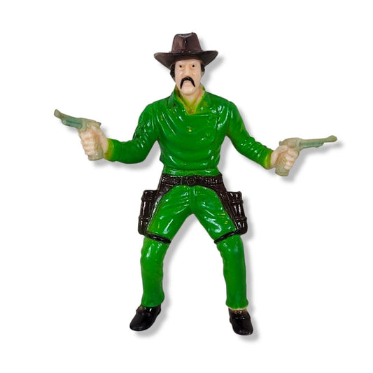 Ja-Ru Wild West Cowboy Thumb Puppet Figure Toy 1990 Sun Wai