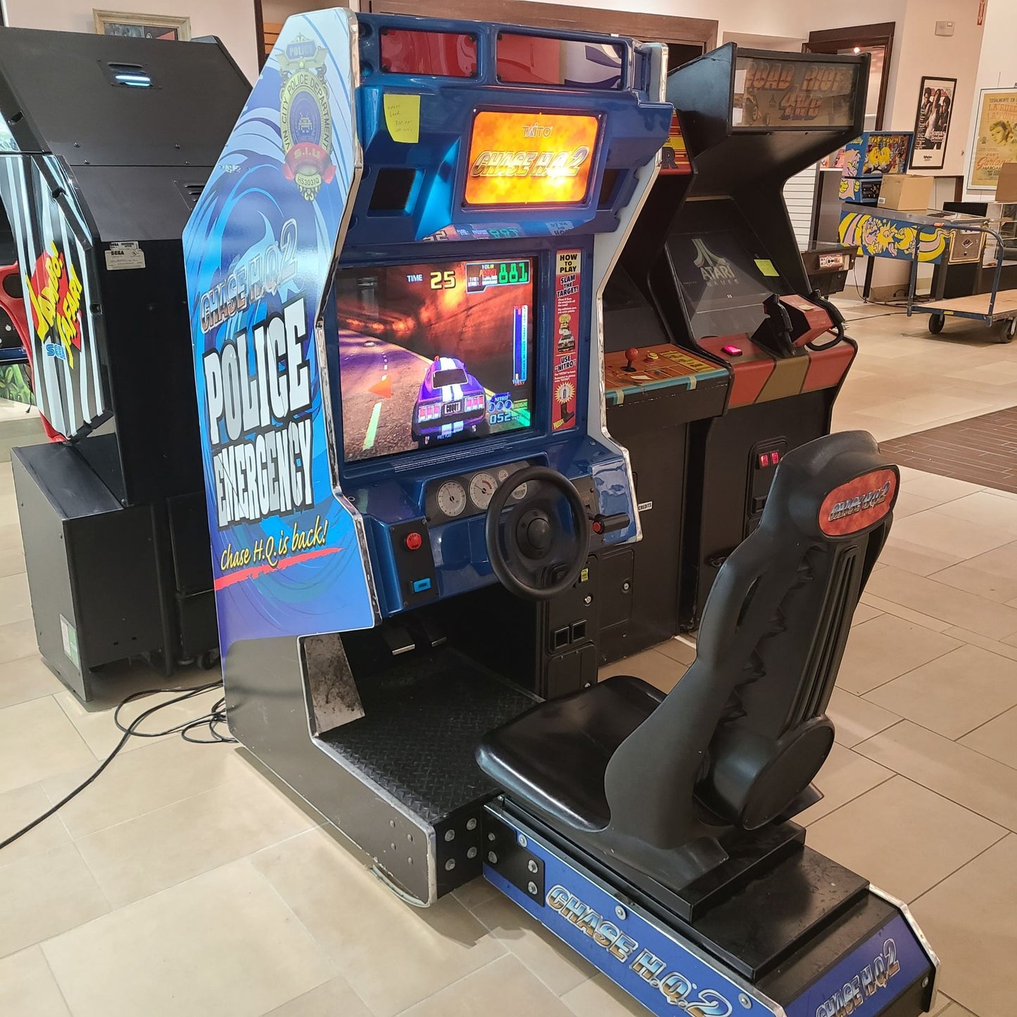 CHASE HQ 2 Sit Down Arcade Game