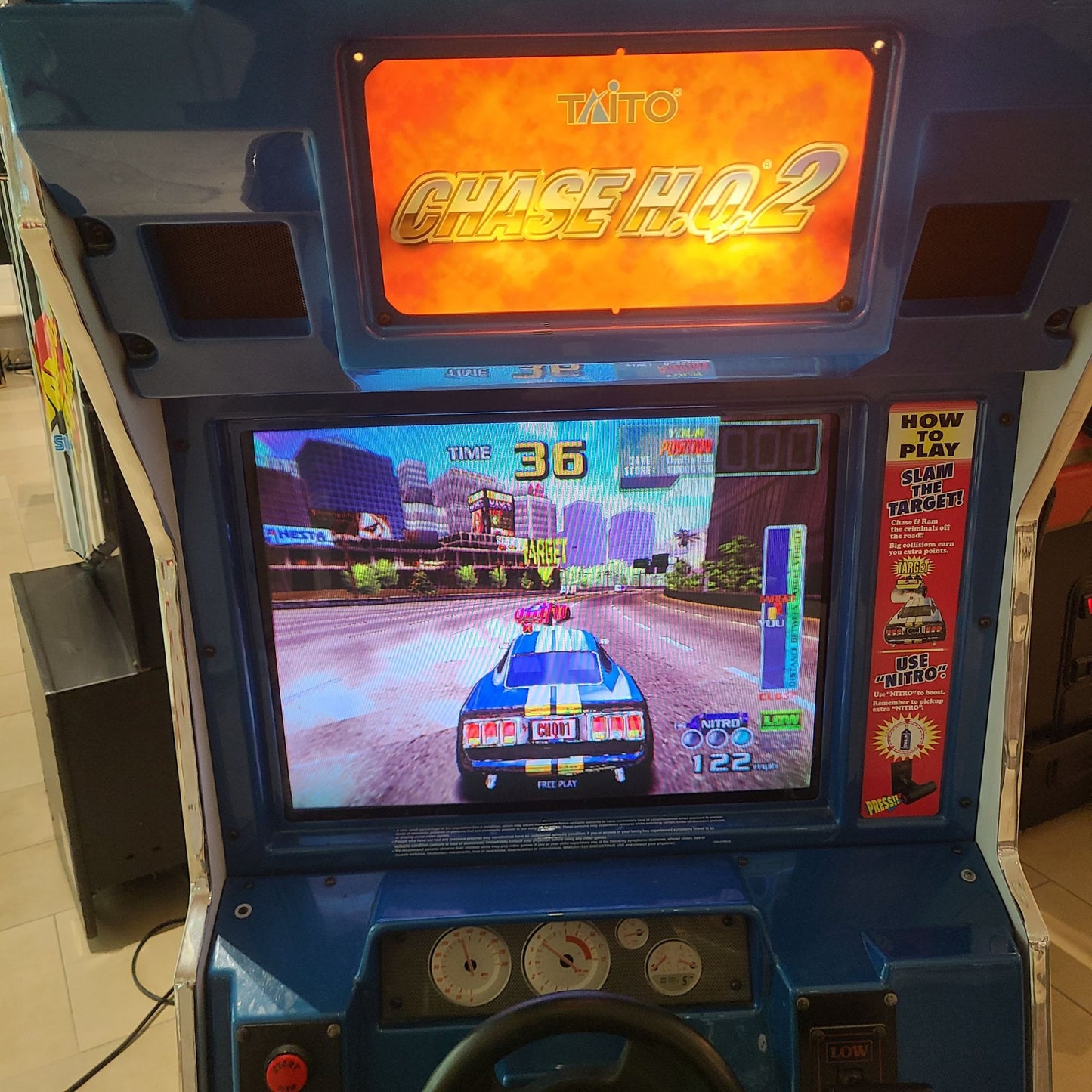 CHASE HQ 2 Sit Down Arcade Game