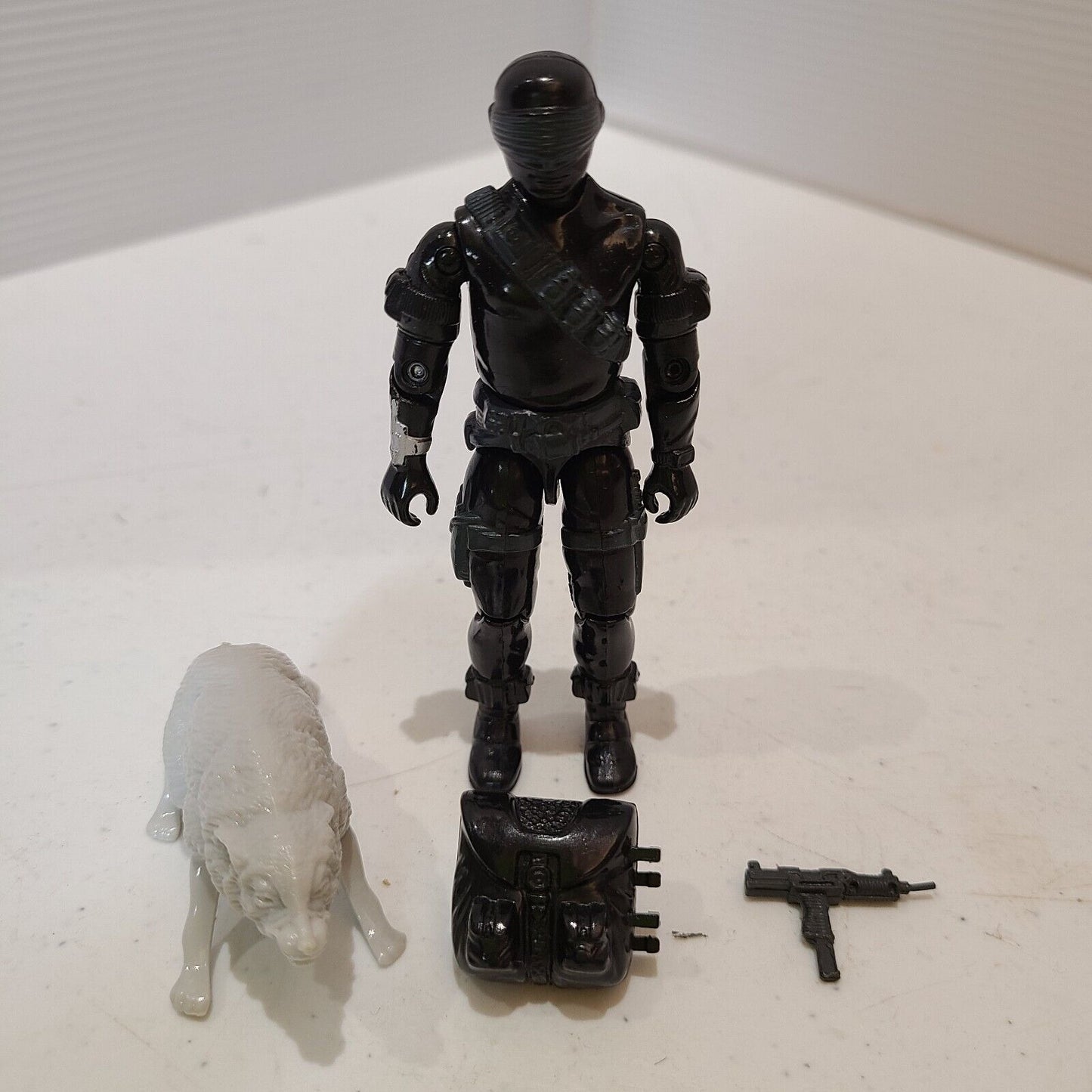 GI Joe Snake Eyes V2 with Timber 1985 Action Figure