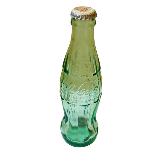 Coca Cola Hobble Skirt Bottle Houston TX Embossed Dec 25 1923 Reproduction