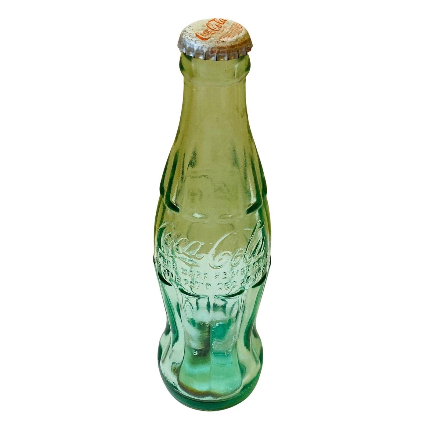 Coca Cola Hobble Skirt Bottle Houston TX Embossed Dec 25 1923 Reproduction