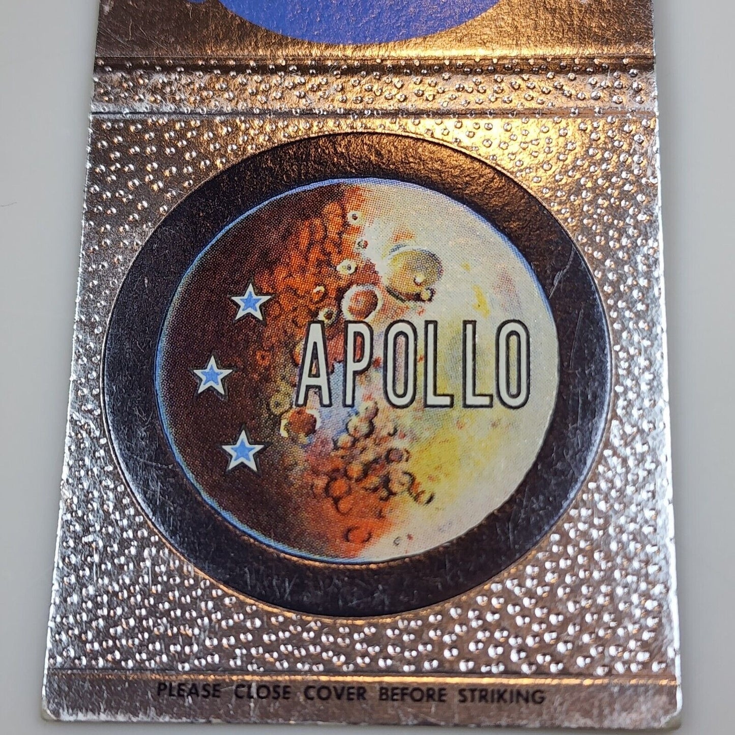 Vtg Apollo 8 Matchbook Cover Only Factory Sample Apollo VIII RCA