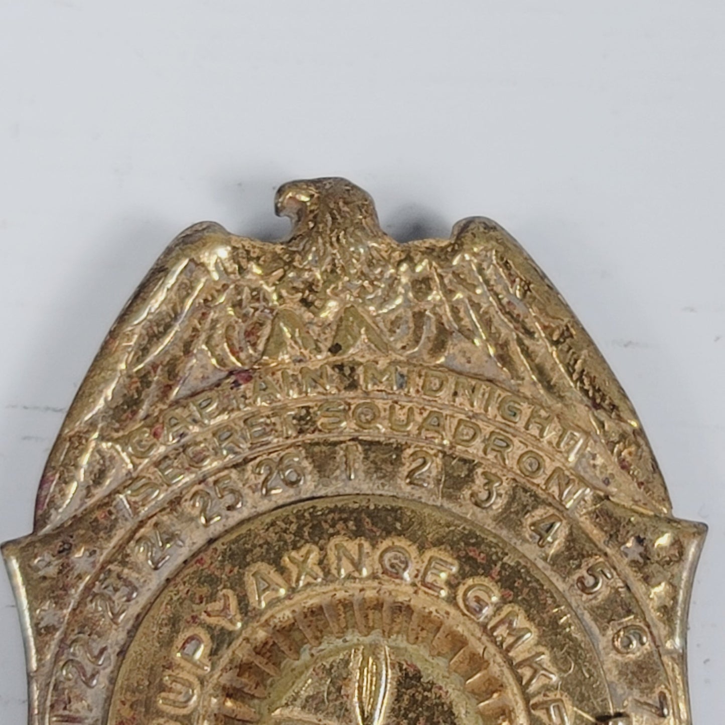 Captain Midnight Ovaltine Premium Decoder Badge (Circa 1941)