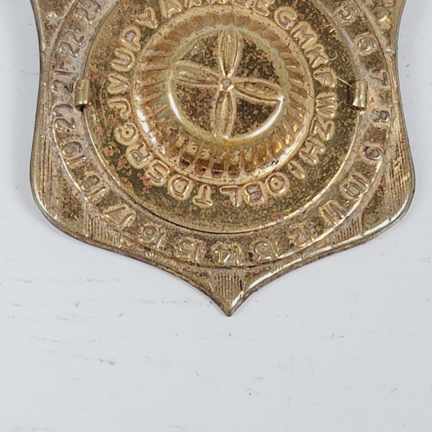 Captain Midnight Ovaltine Premium Decoder Badge (Circa 1941)