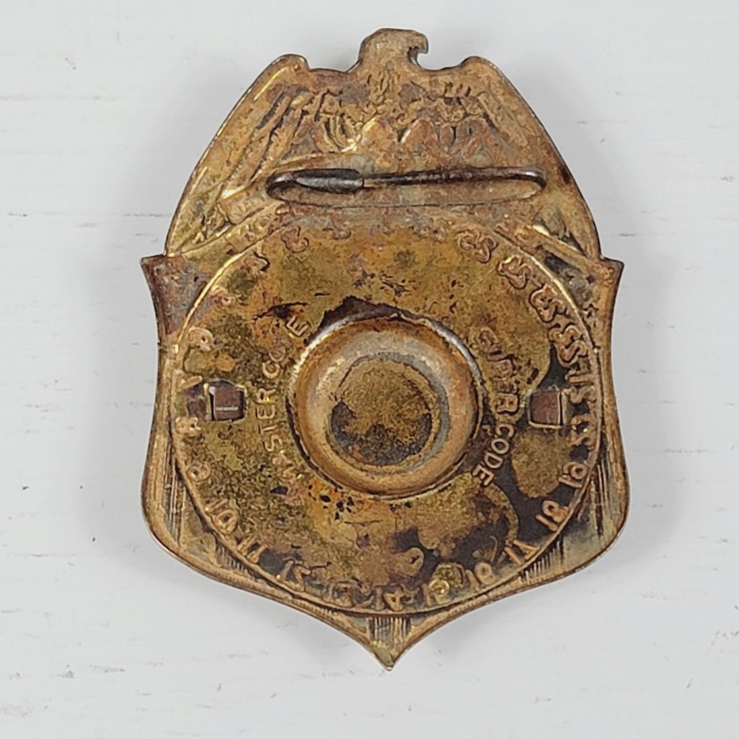 Captain Midnight Ovaltine Premium Decoder Badge (Circa 1941)