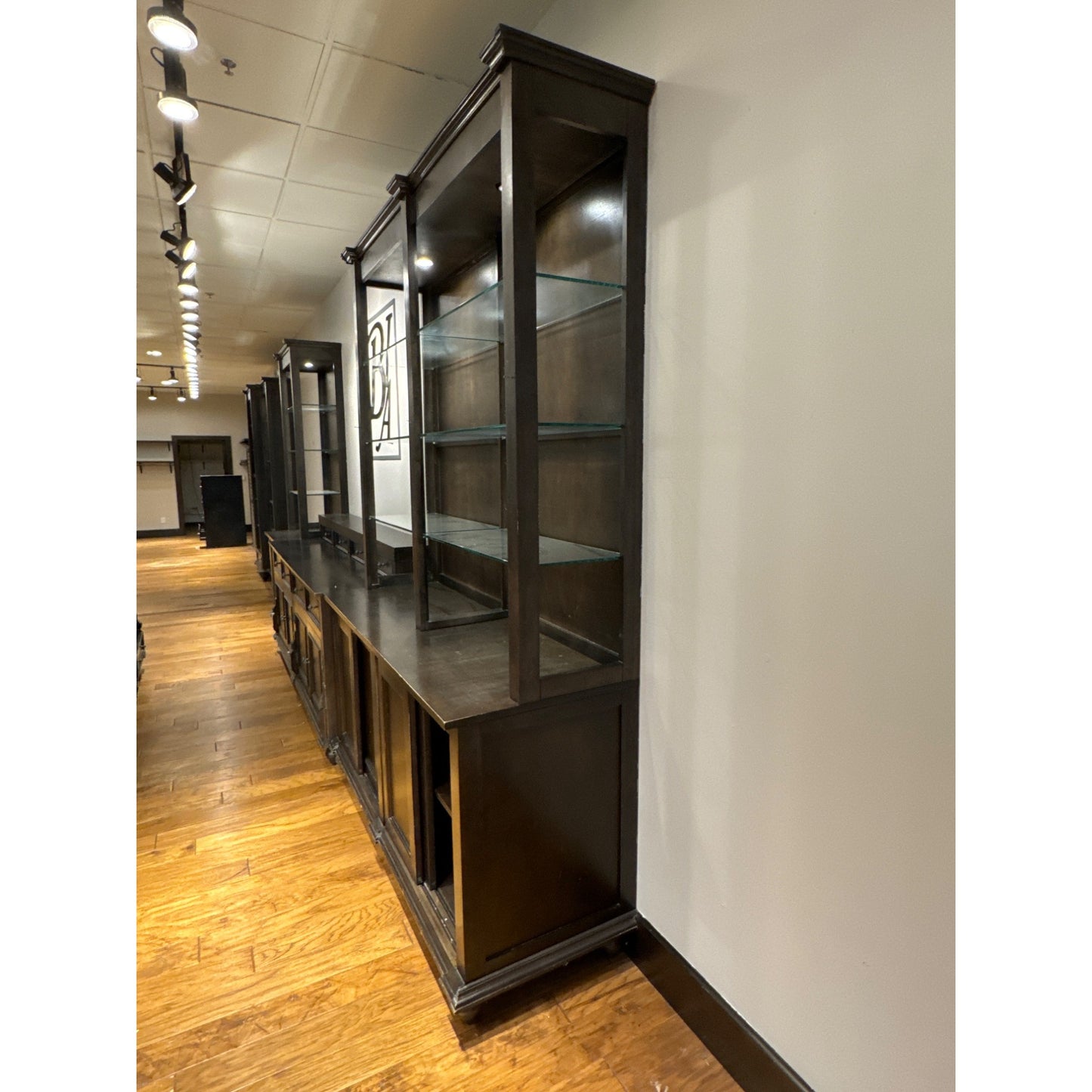 Shelving Unit with Lower Cabinets