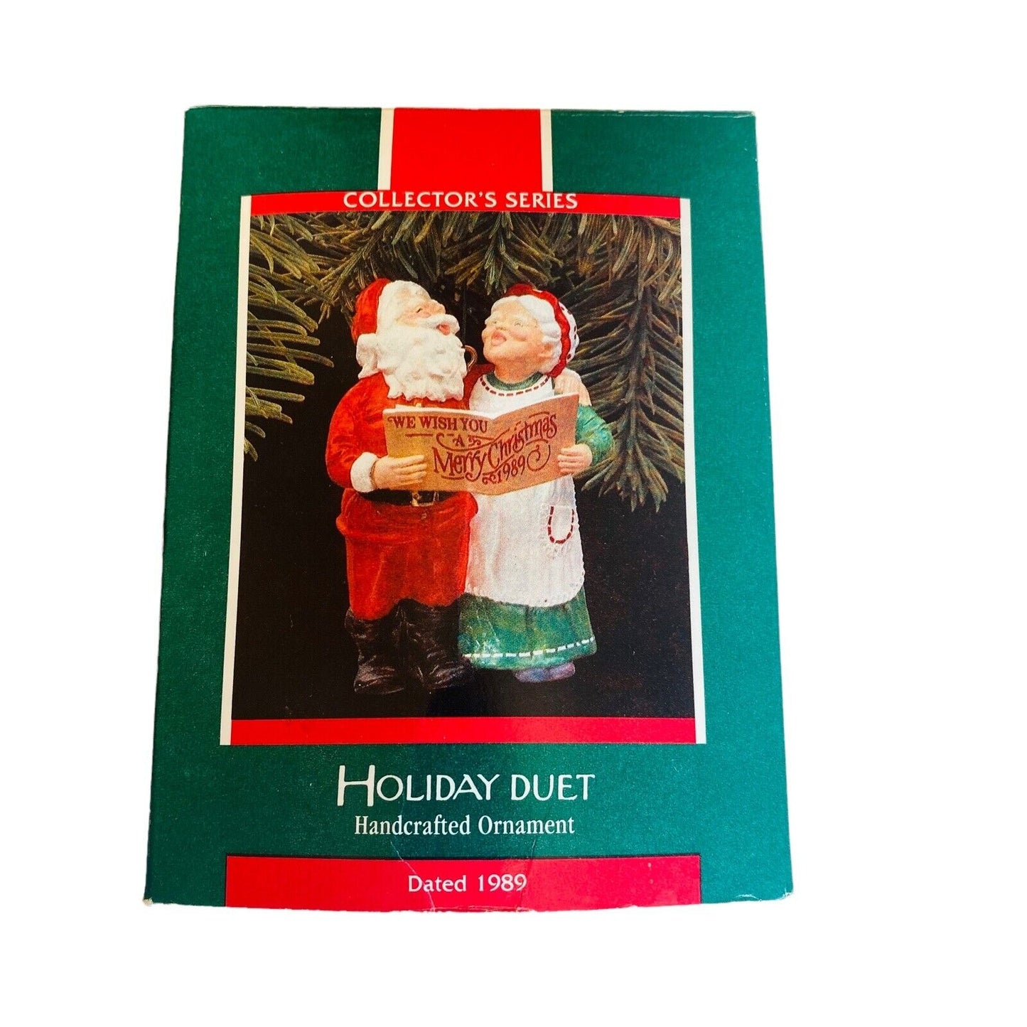 Hallmark Ornaments Christmas Santa Toy Shop Holiday Duet Kris Jingle Lot of 4