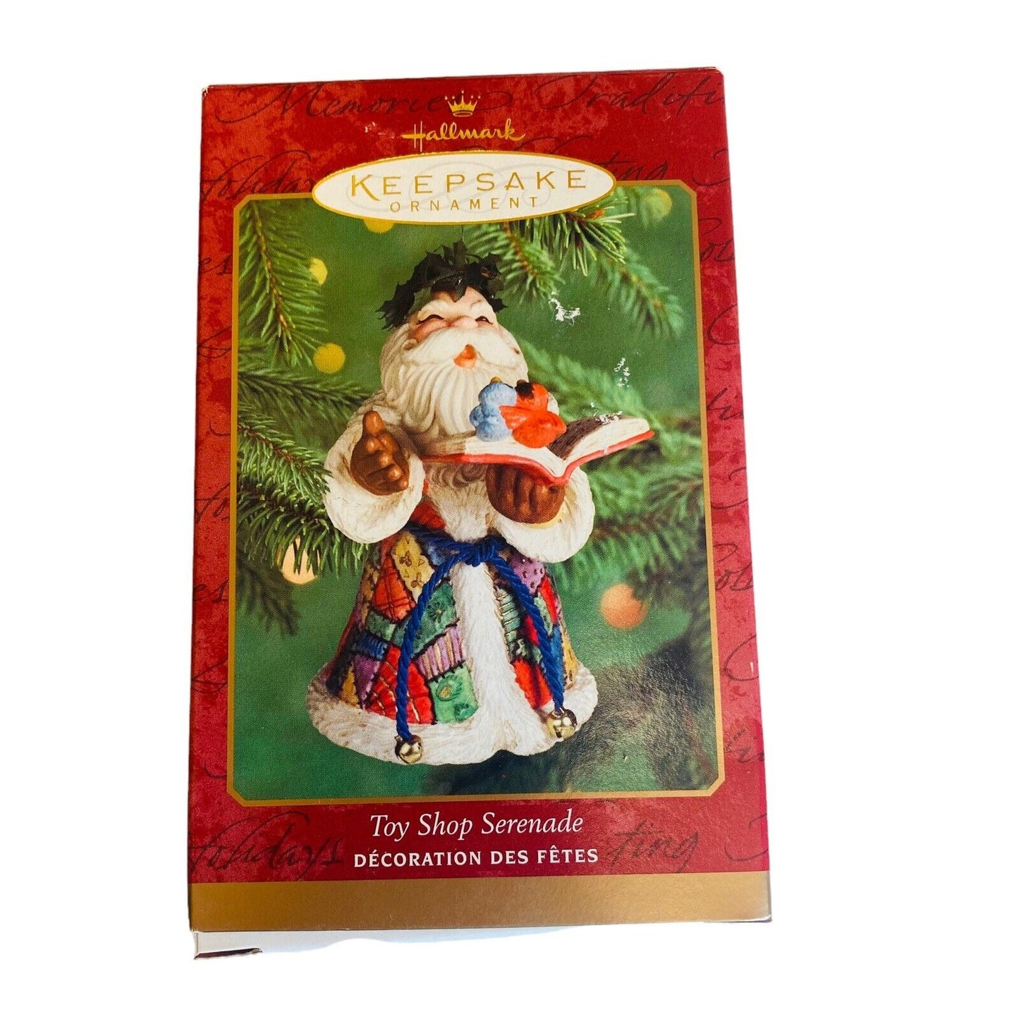 Hallmark Ornaments Christmas Santa Toy Shop Holiday Duet Kris Jingle Lot of 4