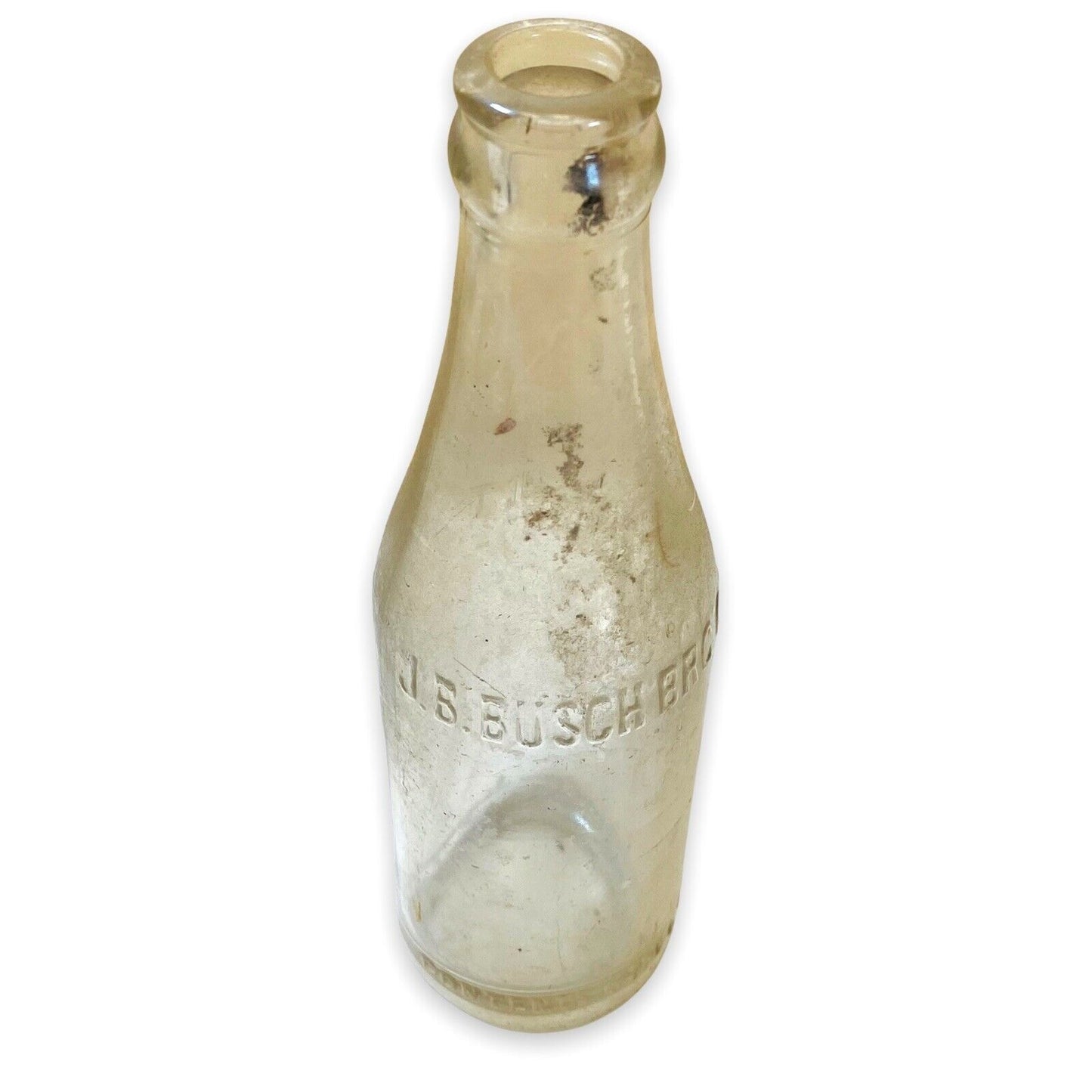 J.B. Busch Washington Missouri Vintage Beer Bottle 6.5oz JB Busch Brewery