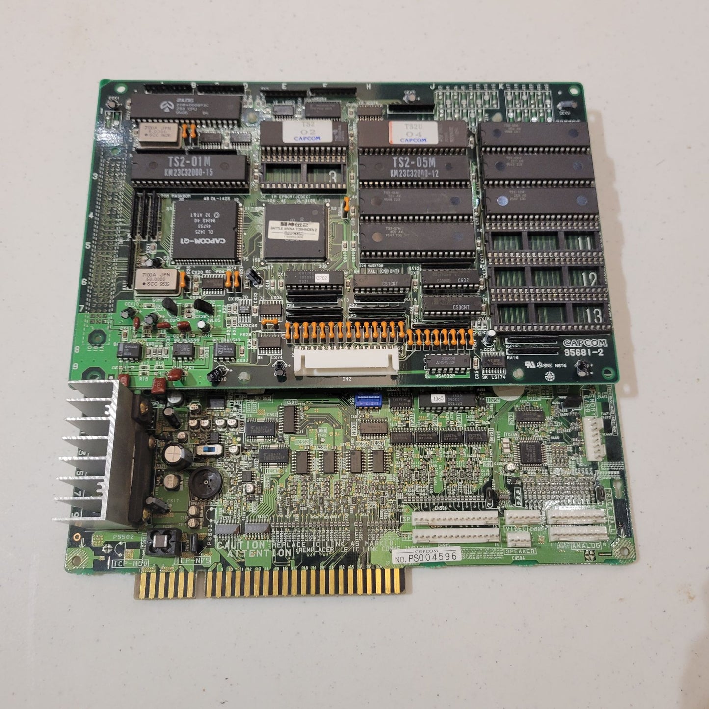 Battle Arena Toshinden 2 Arcade PCB Working