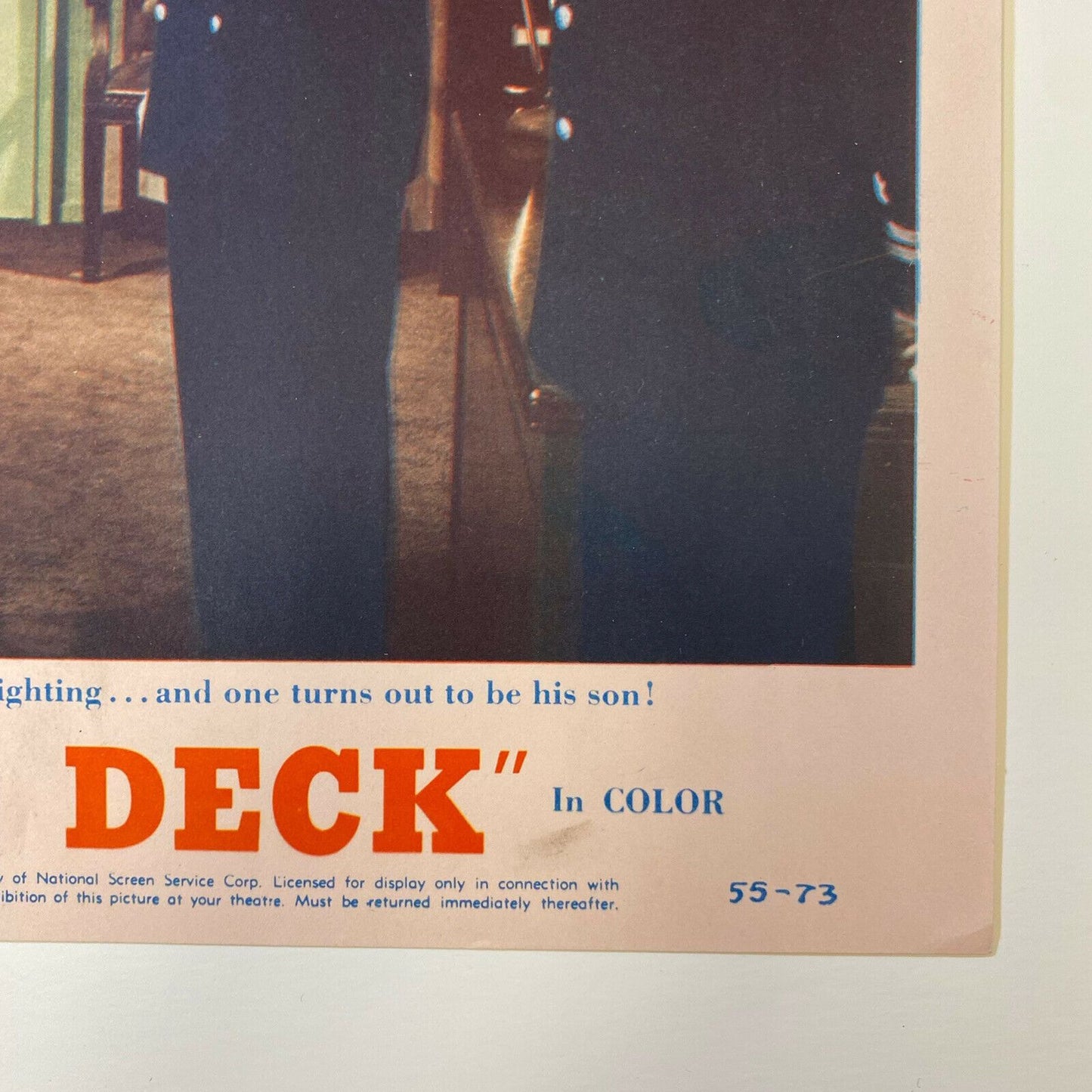 Hit The Deck ORIGINAL 1955 Lobby Card 5 Movie Poster Debbie Reynolds Near MINT