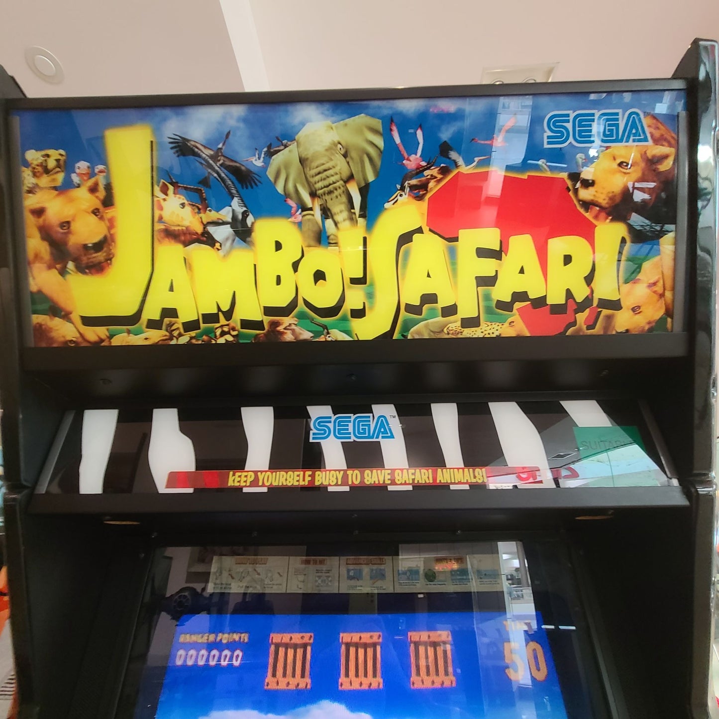 JAMBO SAFARI ARCADE MACHINE