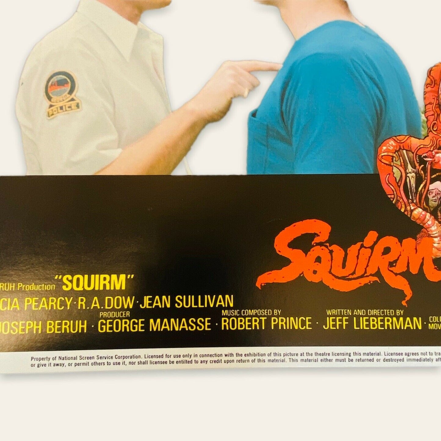 Original Lobby Card "Squirm" 1976 Horror Vintage Movie Poster Card # 7