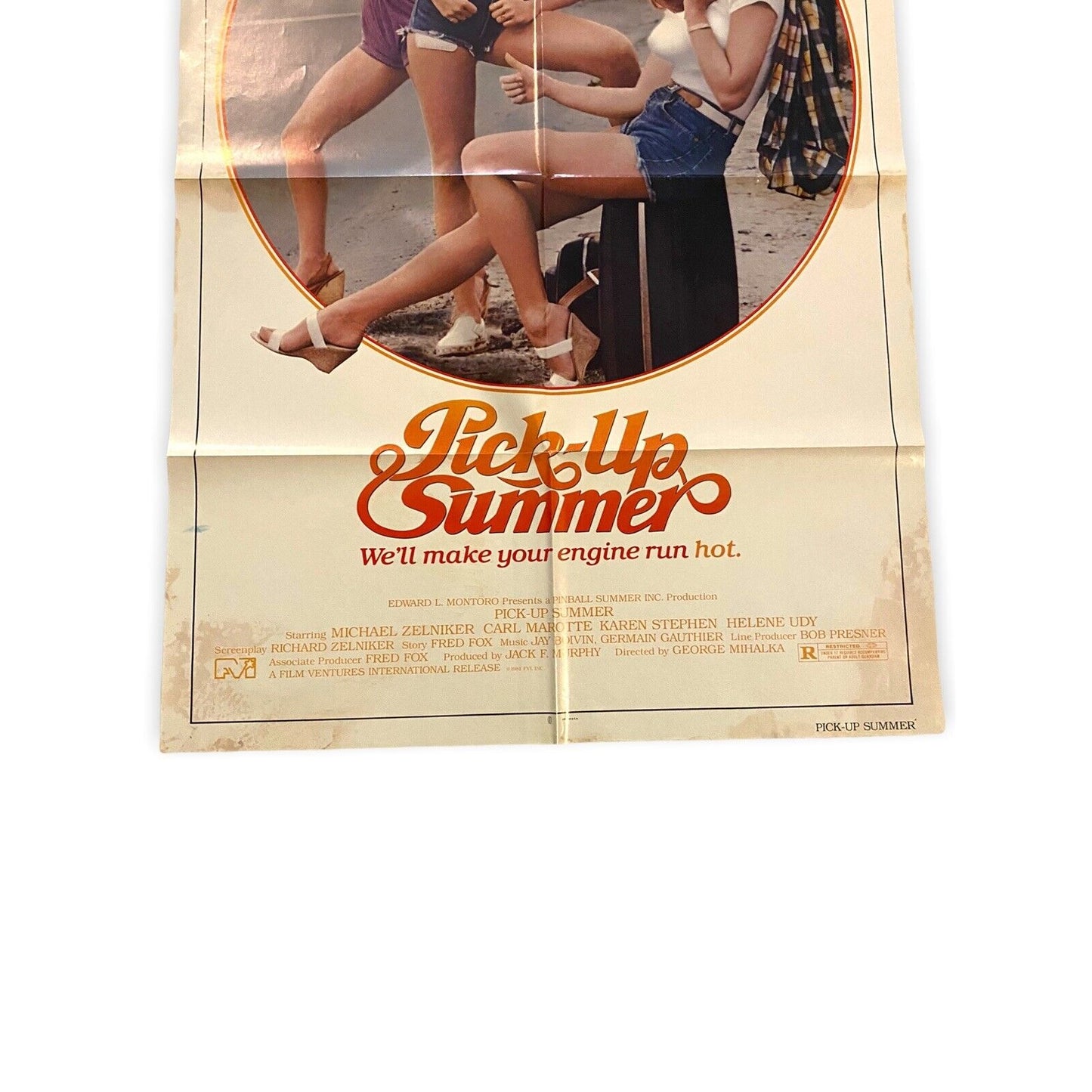 80's Movie Poster "Pick-Up Summer" Original 1981 One Sheet Poster 27" x 41"