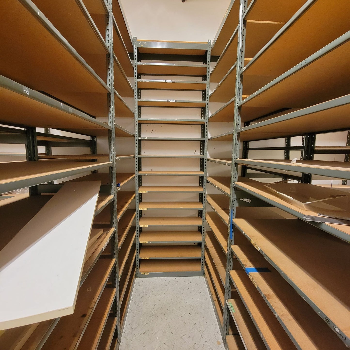 Commercial Steel & Wood Shelving