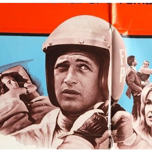 Paul Newman WINNING Original One Sheet Movie Theater Poster 1969 27x41