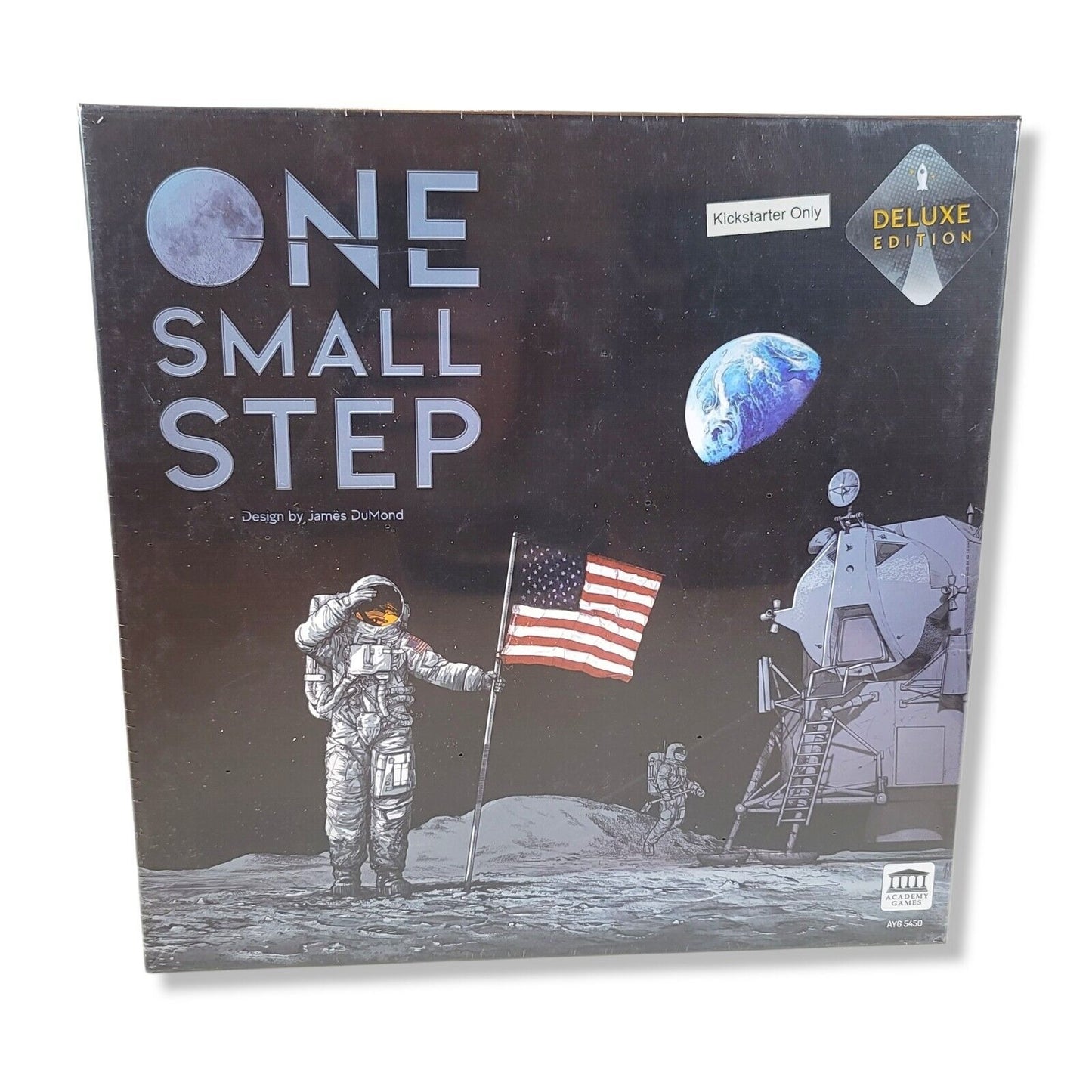 One Small Step Board Game Kickstarter Deluxe Edition w/ Exclusives New Sealed