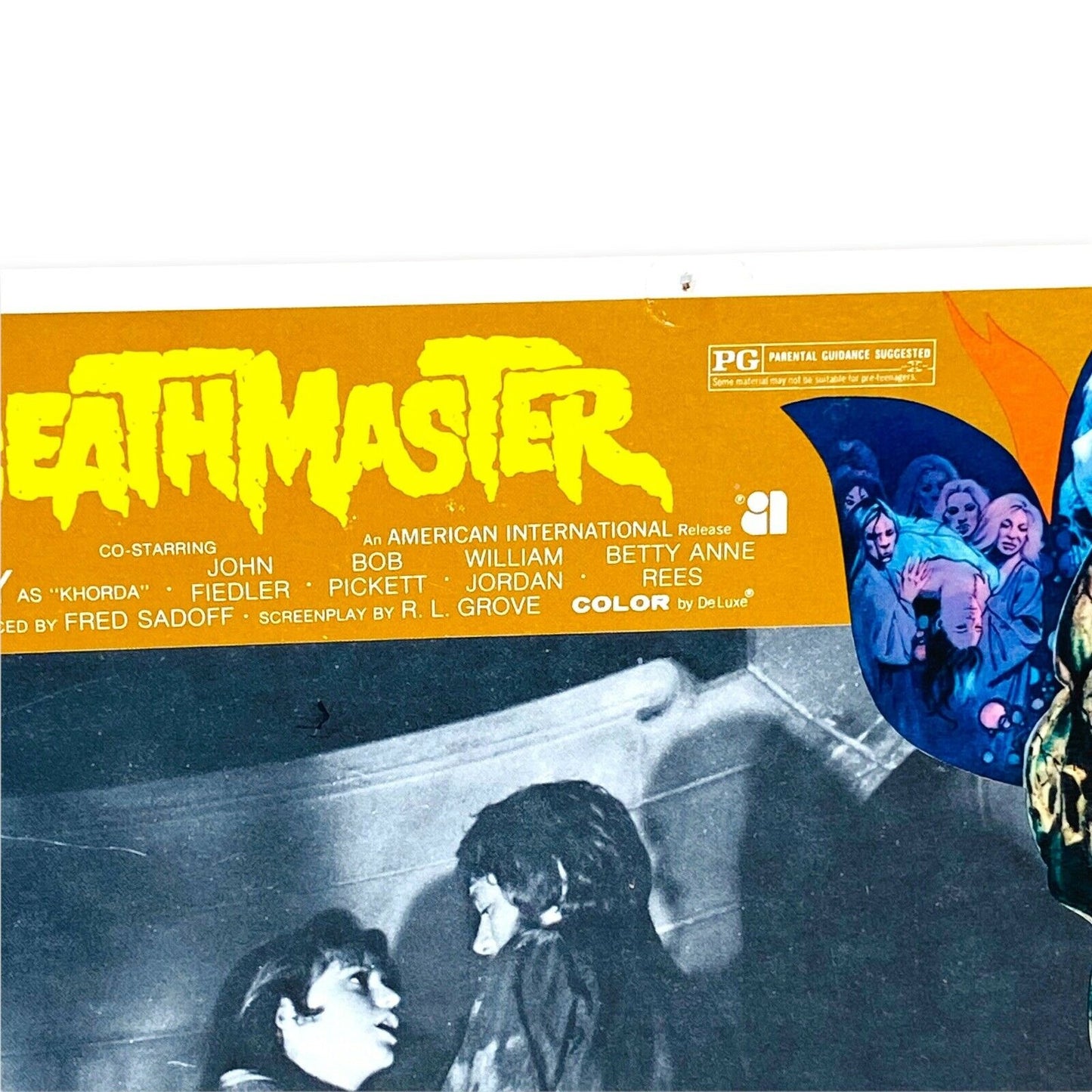 Original Lobby Card "The Deathmaster" 1972 Horror Movie Poster Card #4