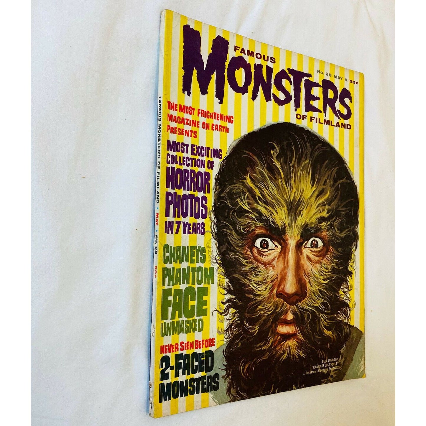Famous Monsters of Filmland #28 Horror Magazine Bela Lugosi Island of Lost Souls