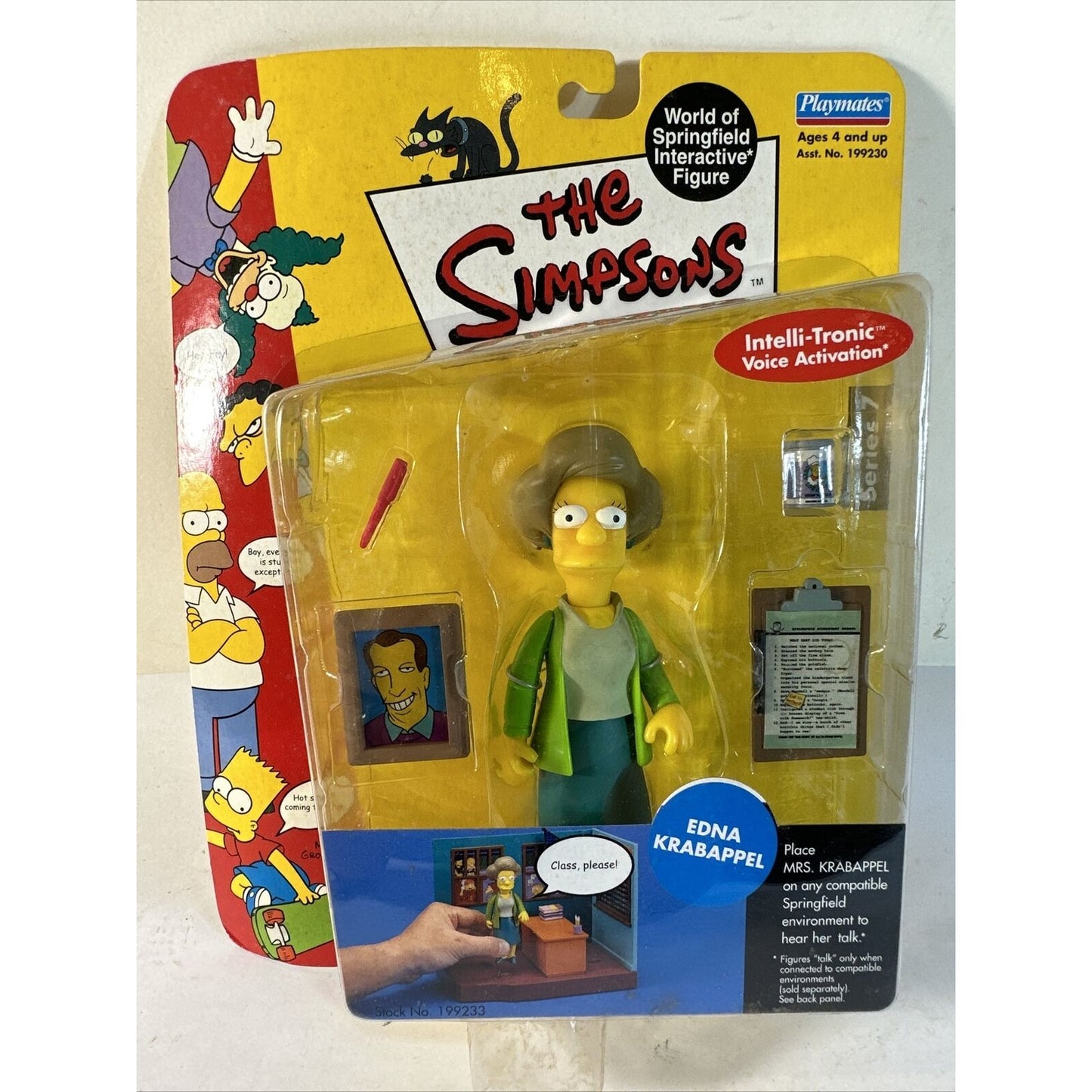The Simpsons Edna Krabappel Series 7 World of Springfield Action Figure Playmate