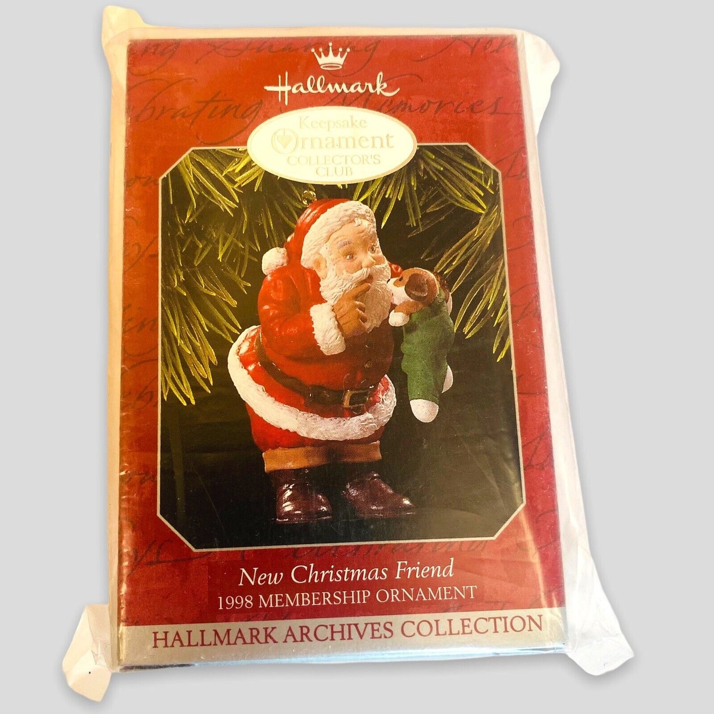 Hallmark Ornaments Santa Magic Sack Candleglow Christmas Sack Marionette Lot