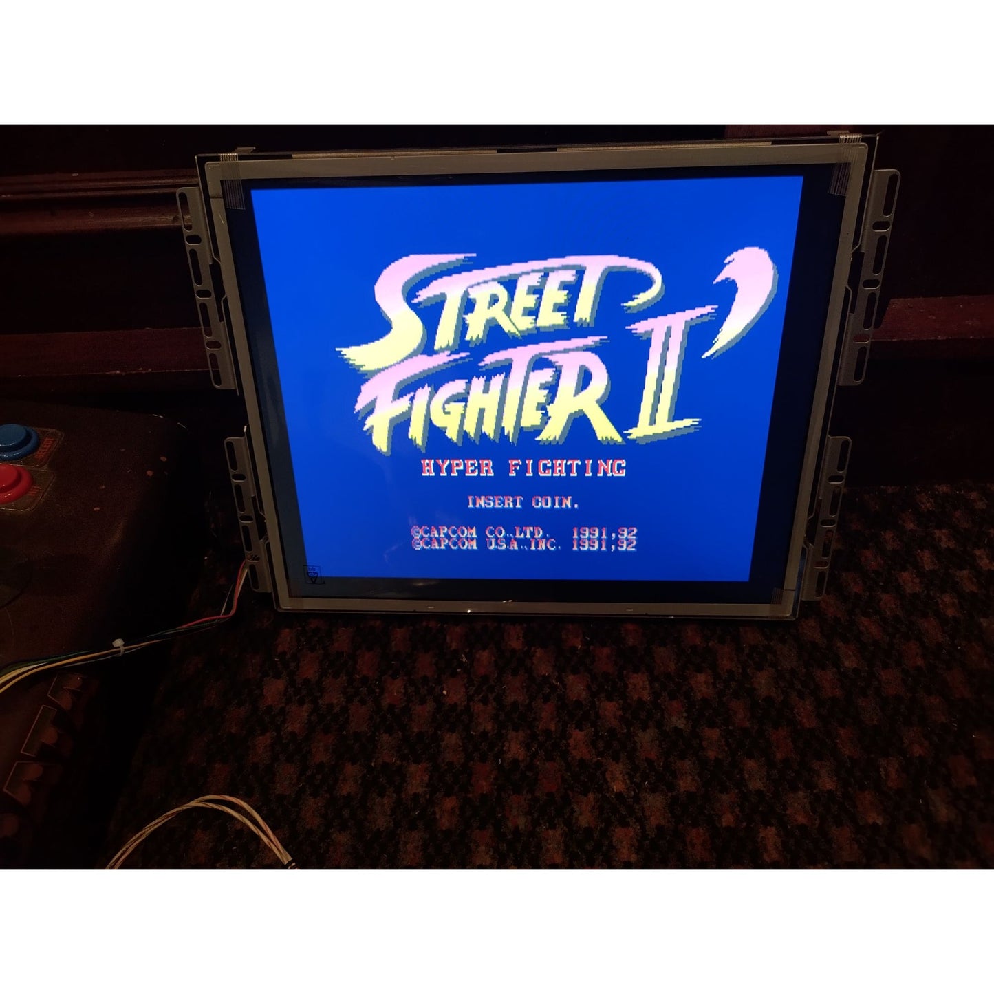 Street Fighter II Hyper Fighting Arcade PCB Working