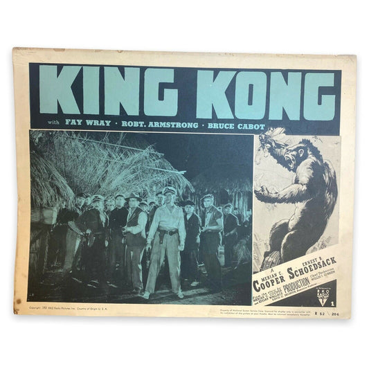 King King RR 1952 Original Lobby Card 1 National Screen Service Poster