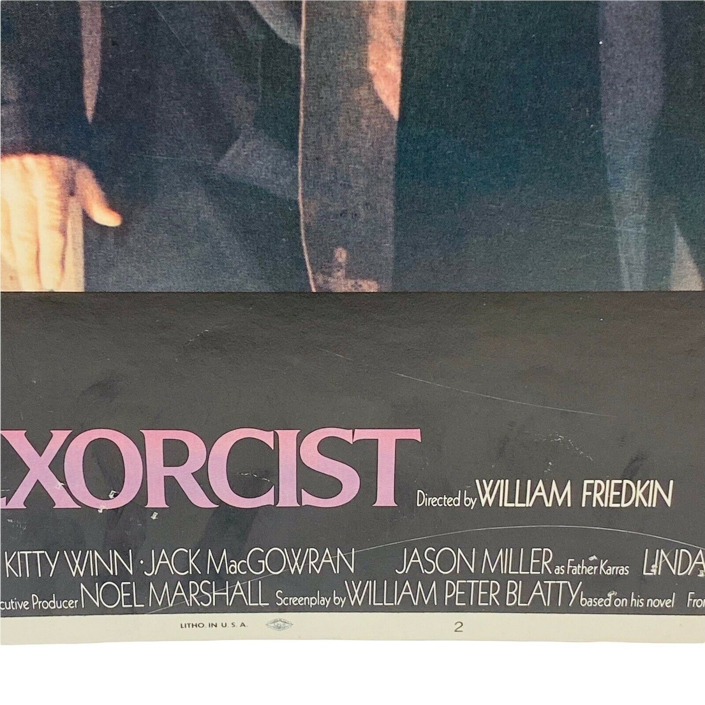 Original Vintage Lobby Card #2 "The Exorcist" 1974 Max Von Sydow 11" x 14"